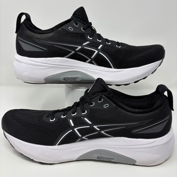 ASICS Gel-Kayano 31 Size 12 Mens Black White Athletic Running Shoes 1011B867 main image 4